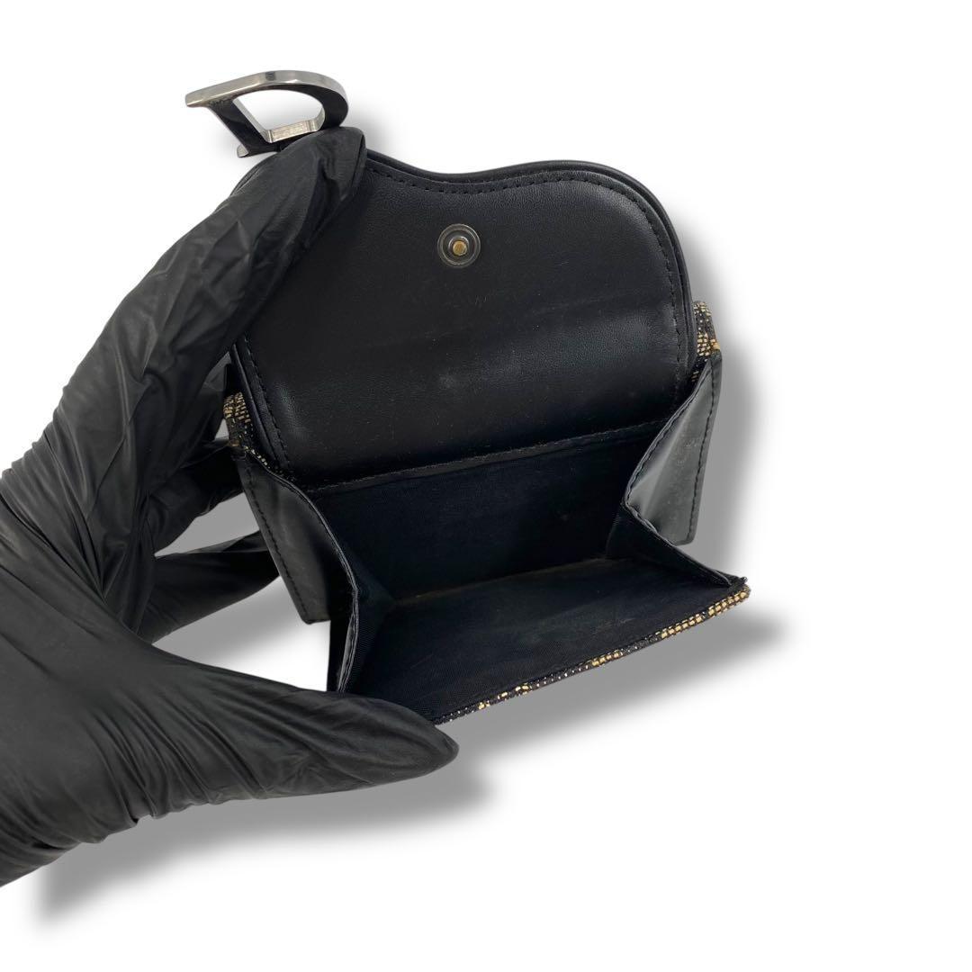 クリスチャンディオール Dior 折り財布 トロッター サドル オブリーク