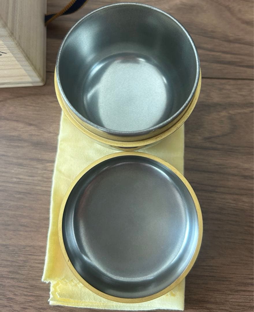 波車蒔絵　大棗　黒内銀地　村田宗覚　共箱　茶道具　棗