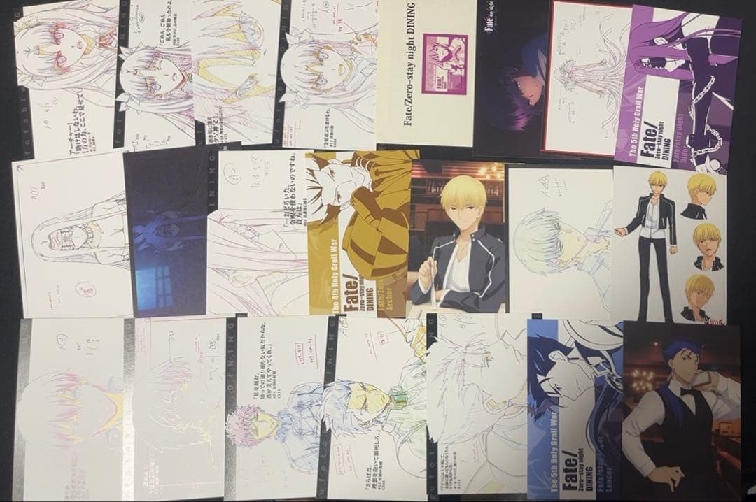 Fate DINING 缶バッジ　ポストカード等　遠坂凛　間桐桜　セイバー　多数