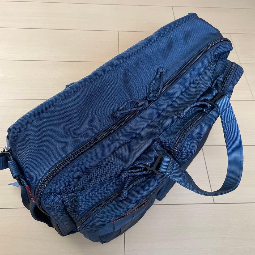 【美品】BRIEFINGブリーフィング BEAMS PLUS別注3WAYブルー