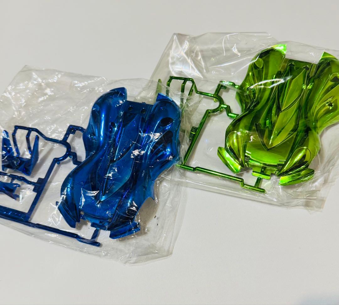 スピンアックスSPIN AXE Mk.II ブルーメッキ＆グリーンメッキボディ