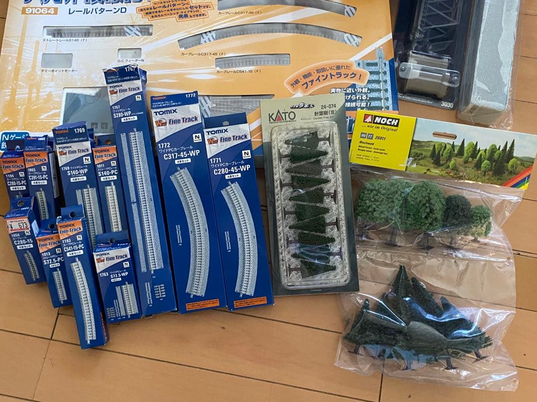 TOMIX Nゲージ レールセットとストラクチャー一式