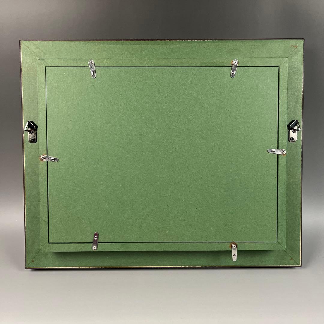 若井良一 油彩画 「早暁武蔵野」SMサイズ　畳箱入り　鮮やかで清々しい風景　雪