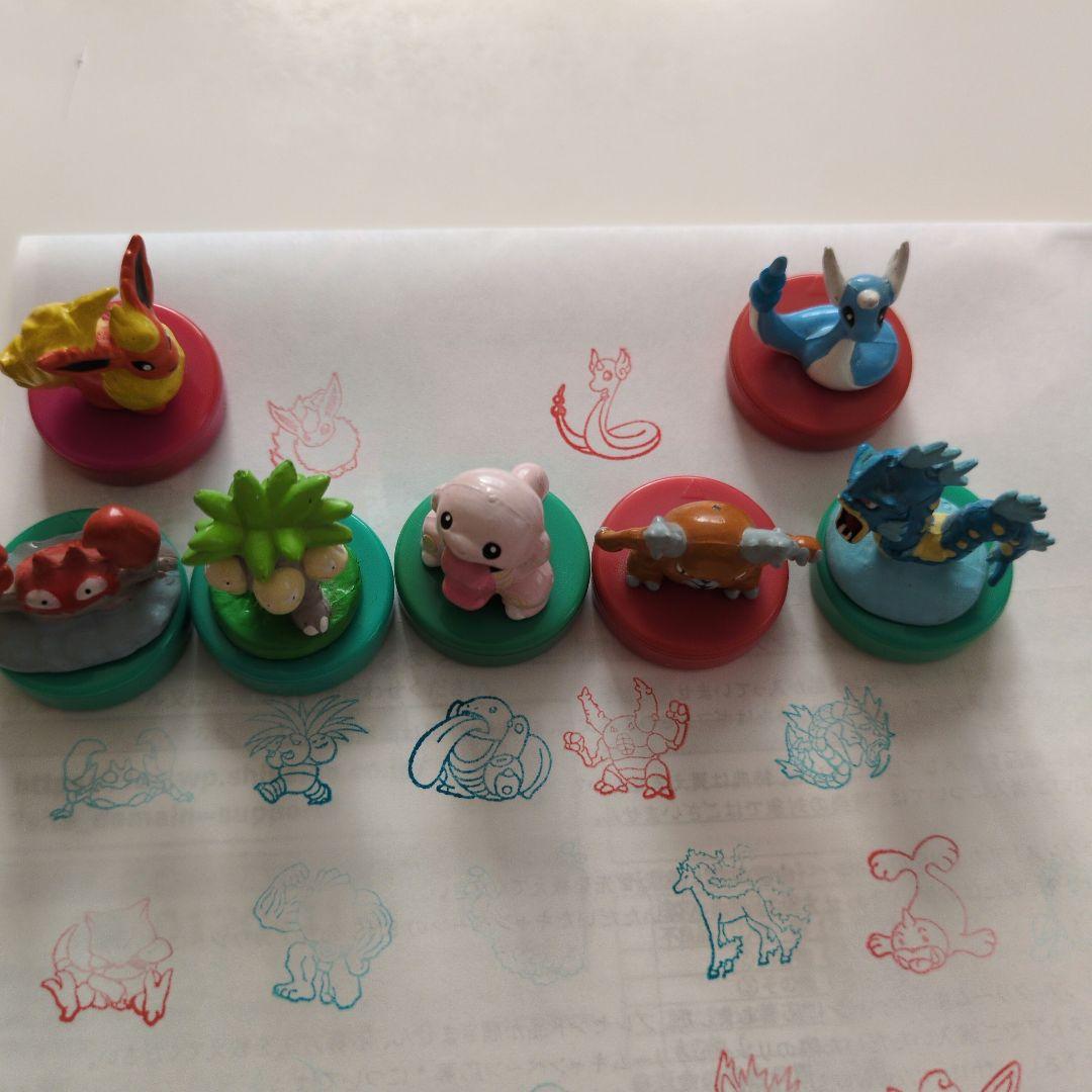 ポケットモンスター　キャラクタースタンプ　19体セット