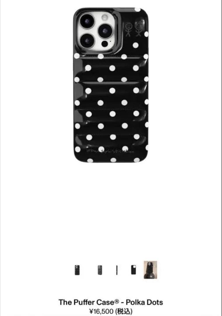 The Puffer Case® ポルカドット iPhone16pro max