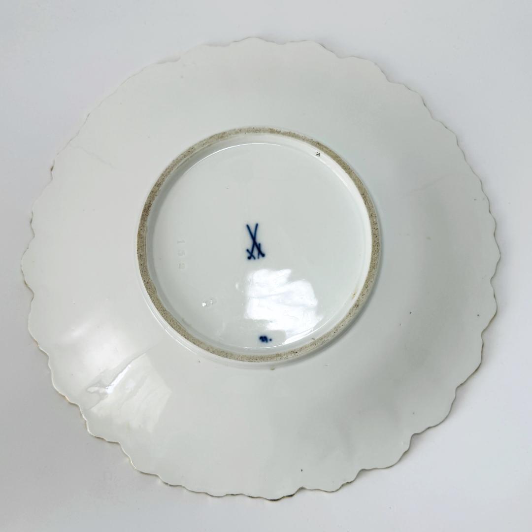 ★マイセン★1級品/プレート/花柄/ゴールド/バラ/プレート/アンティーク