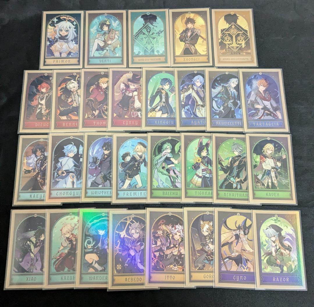 男性キャラコンプリート 公式正規品 七聖召喚カード ホヨランド2024 韓国限定