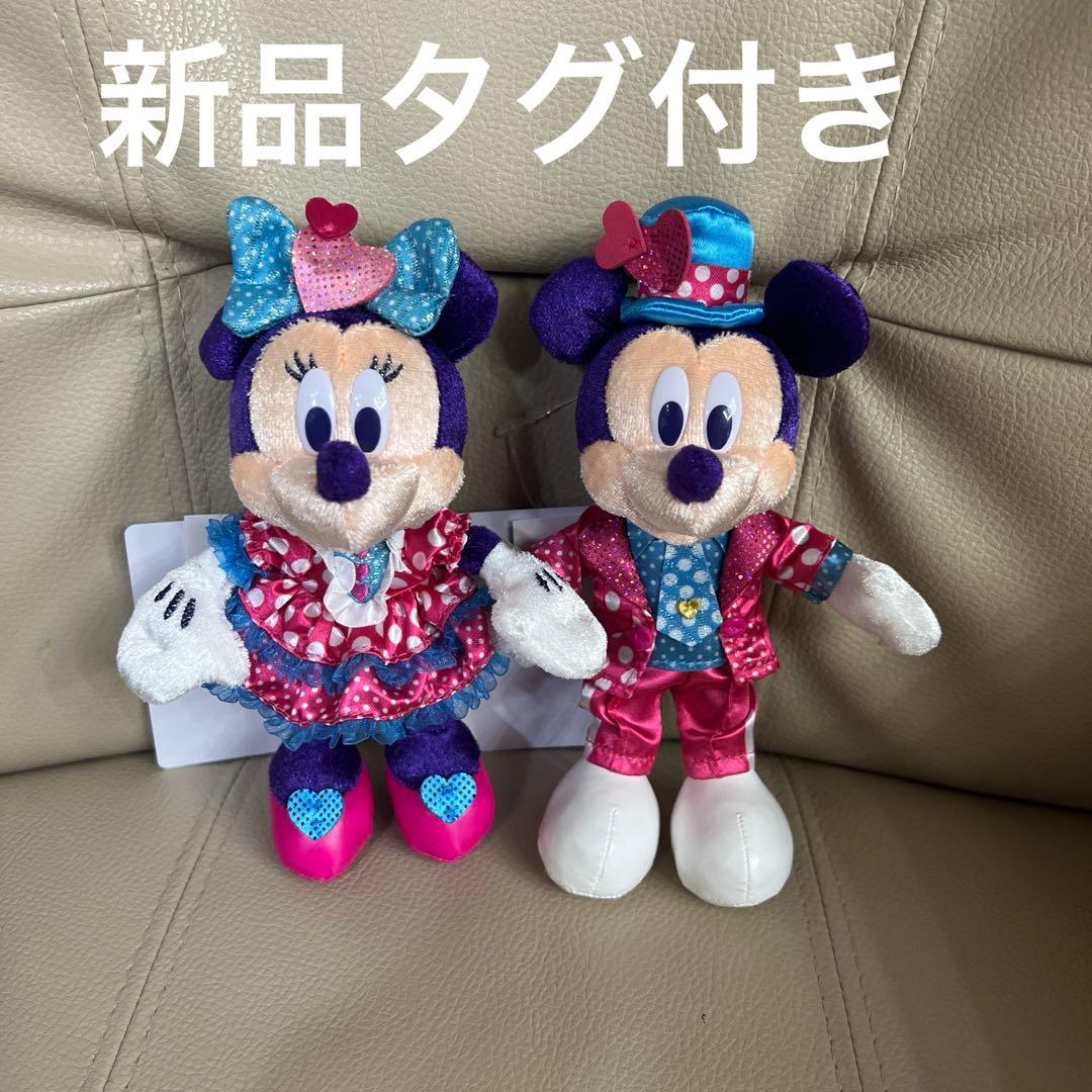 ミニー　ミッキー　ぬいぐるみバッジ　ディズニー　パルパルーザ　②