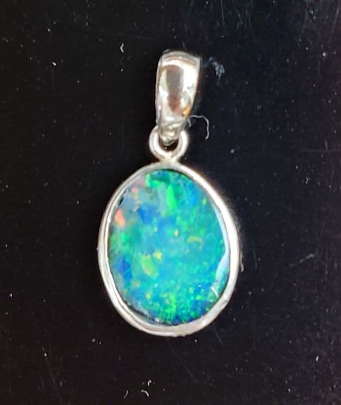 【３日間セール】ブラックオパール　Pt900 ペンダント