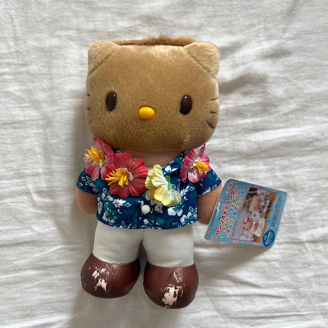 希少レア　ハローキティ　ダニエル　ハワイ　ガングロ　ぬいぐるみ　オルゴール