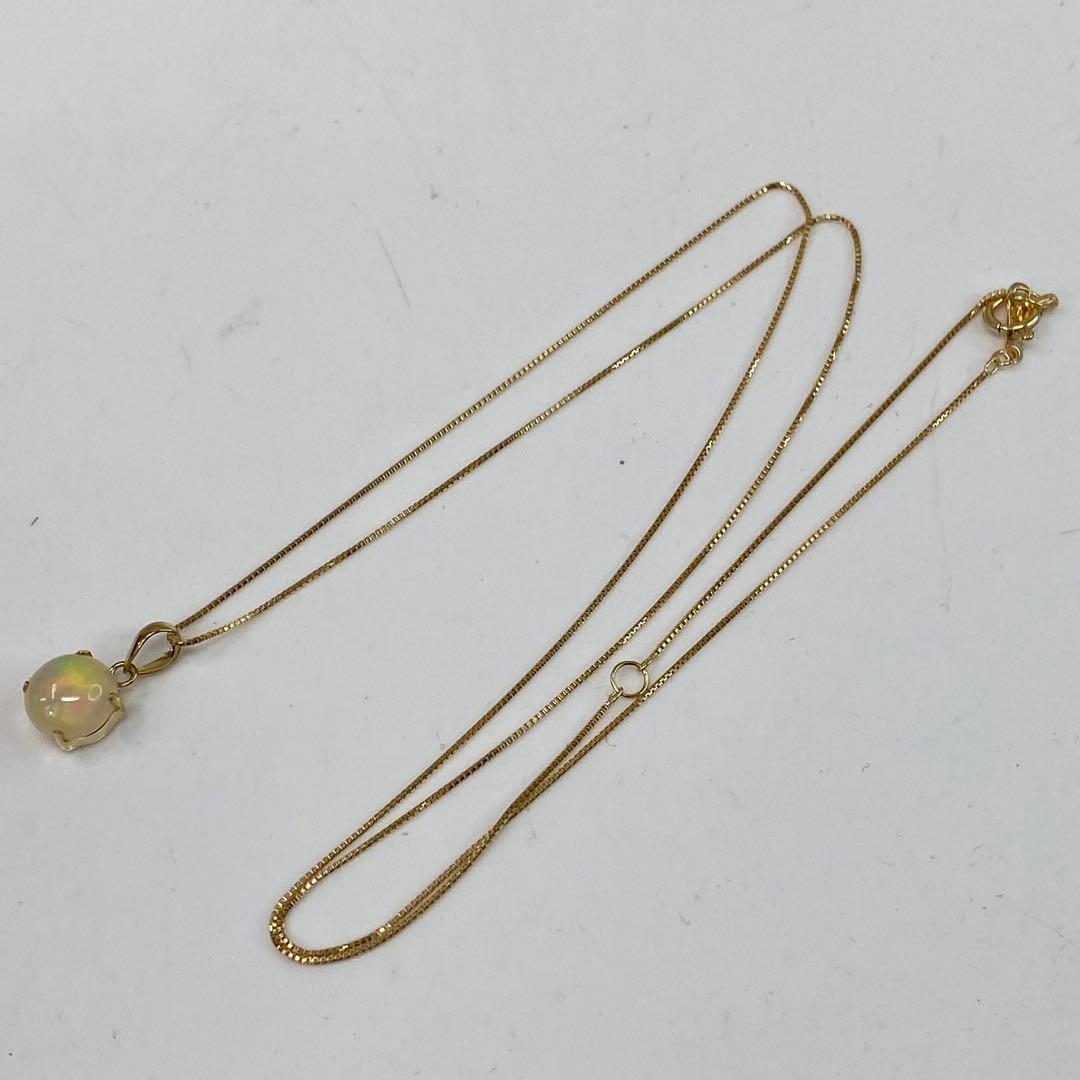 専用　k18YG オパール　ネックレス　作り