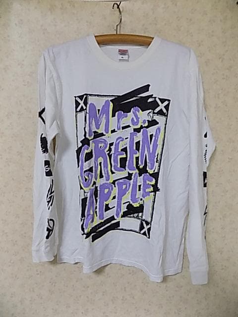 79125 ミセスグリーンアップル　ロンT　白　XL