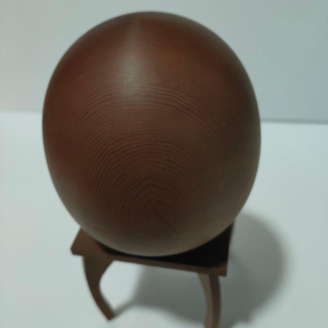 木彫り目出し達磨★一位一刀彫★台付