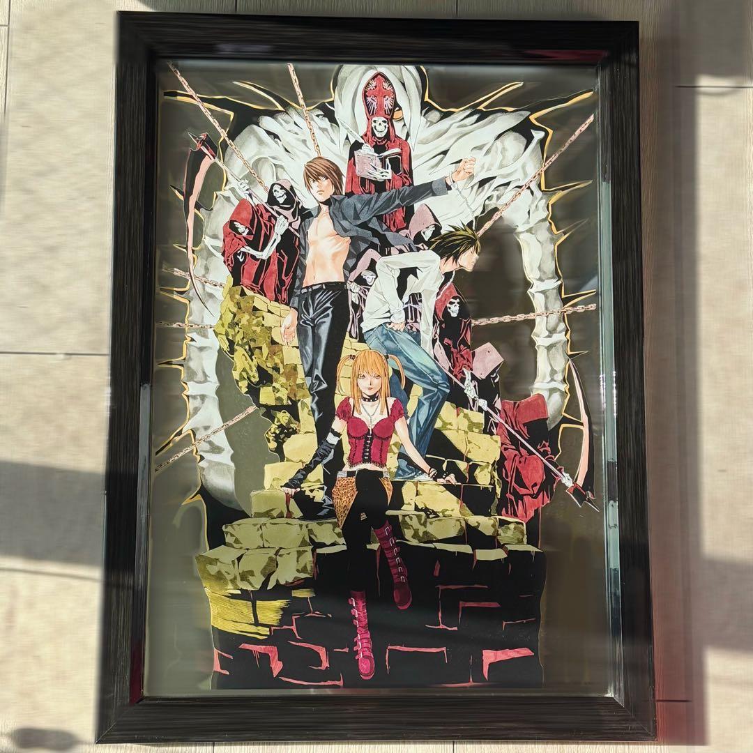 月＆L＆海砂　小畑先生描き下ろし パブミラーB デスノート展