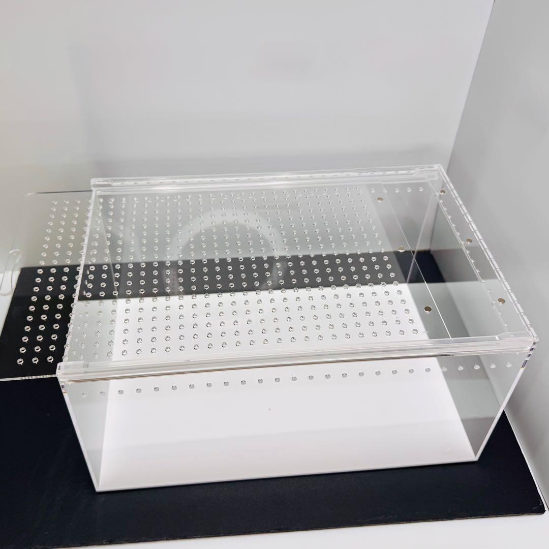 【新品】 爬虫類 両生類 アクリル飼育ケージ 30×20×15cm 2個セット