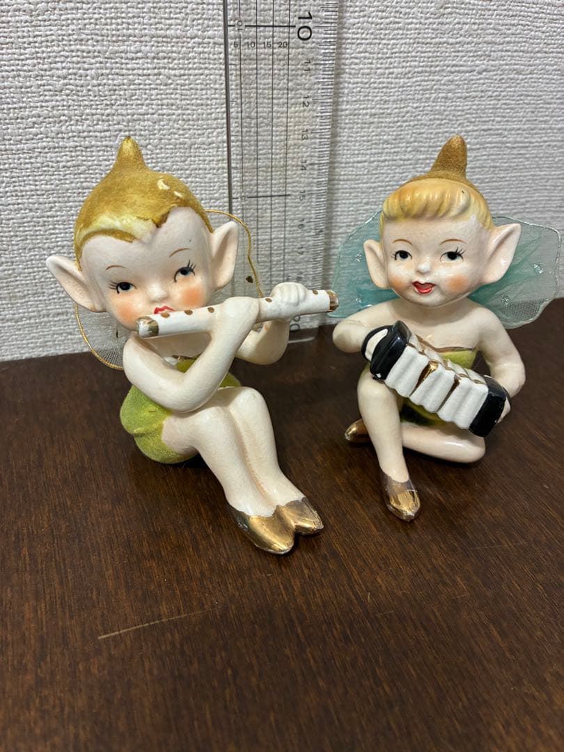 ビンテージ　50年代　妖精　天使　エルフ　ピクシー　キューピー　内藤ルネ　レトロ