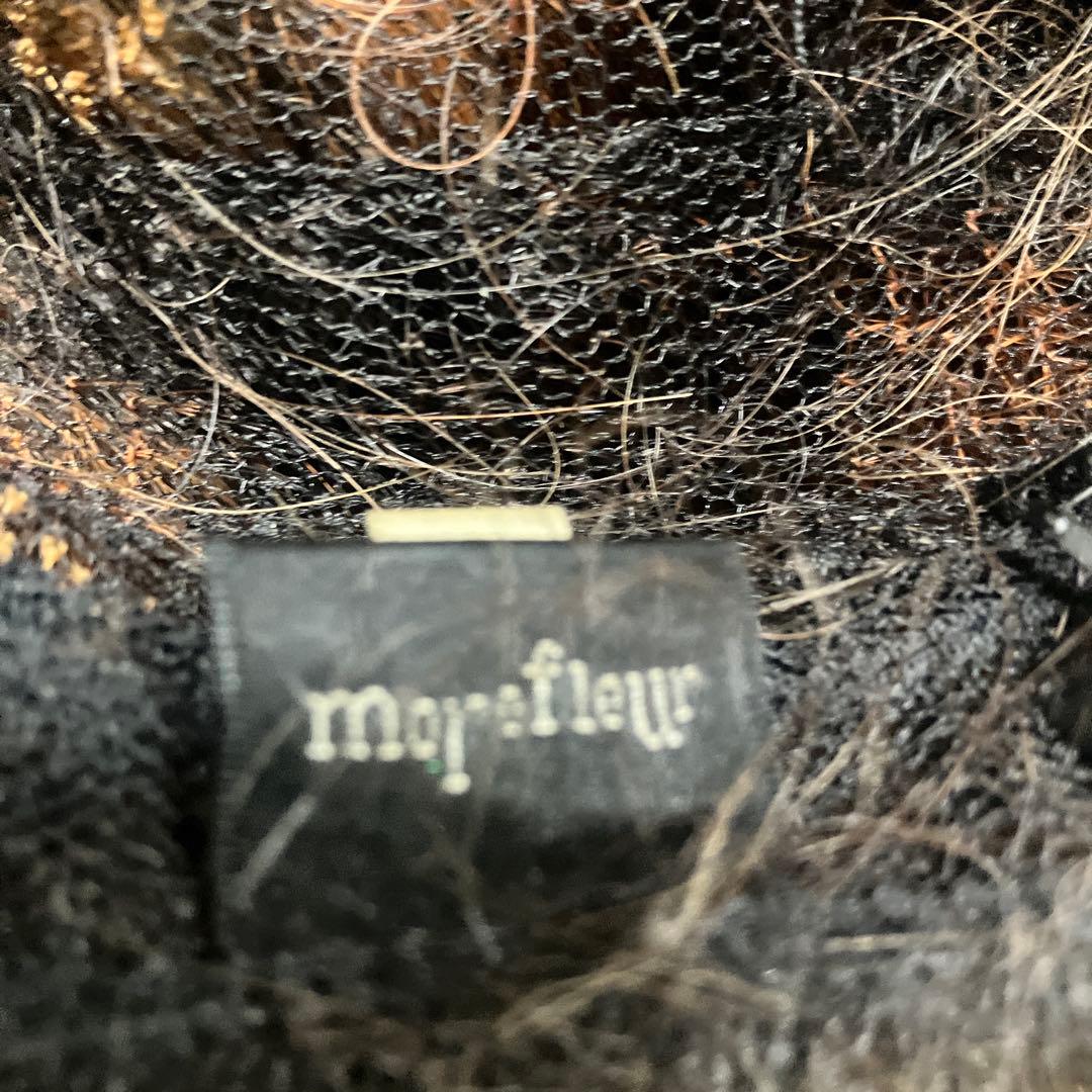 morefleur モアフルール ウィッグ 人毛混 ブラウン系 クリップ付き中古