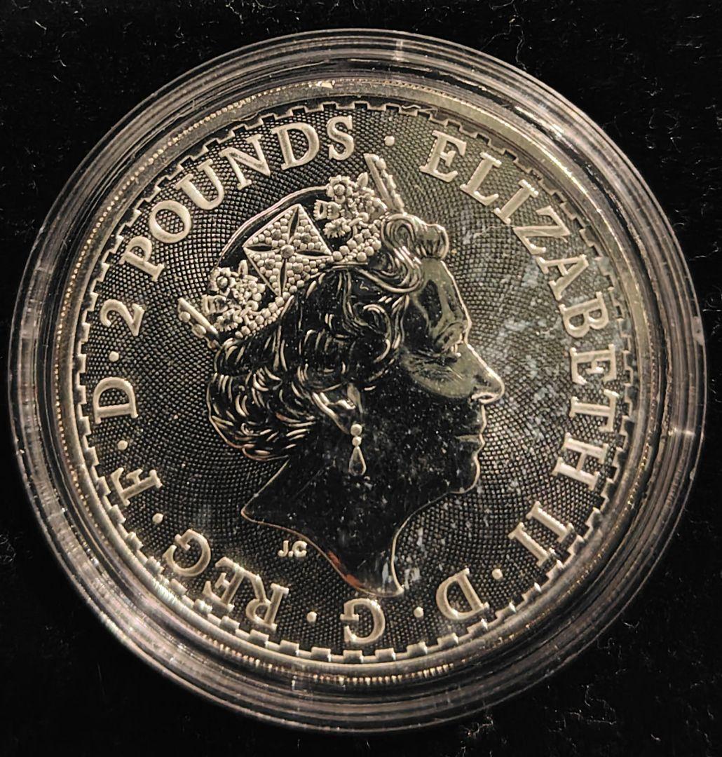 ブリタニア銀貨 1オンス/ 1枚　12500円