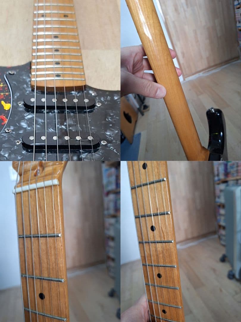 エレキギター　ストラト　オリジナルカスタム　セッティング完了　即利用ok