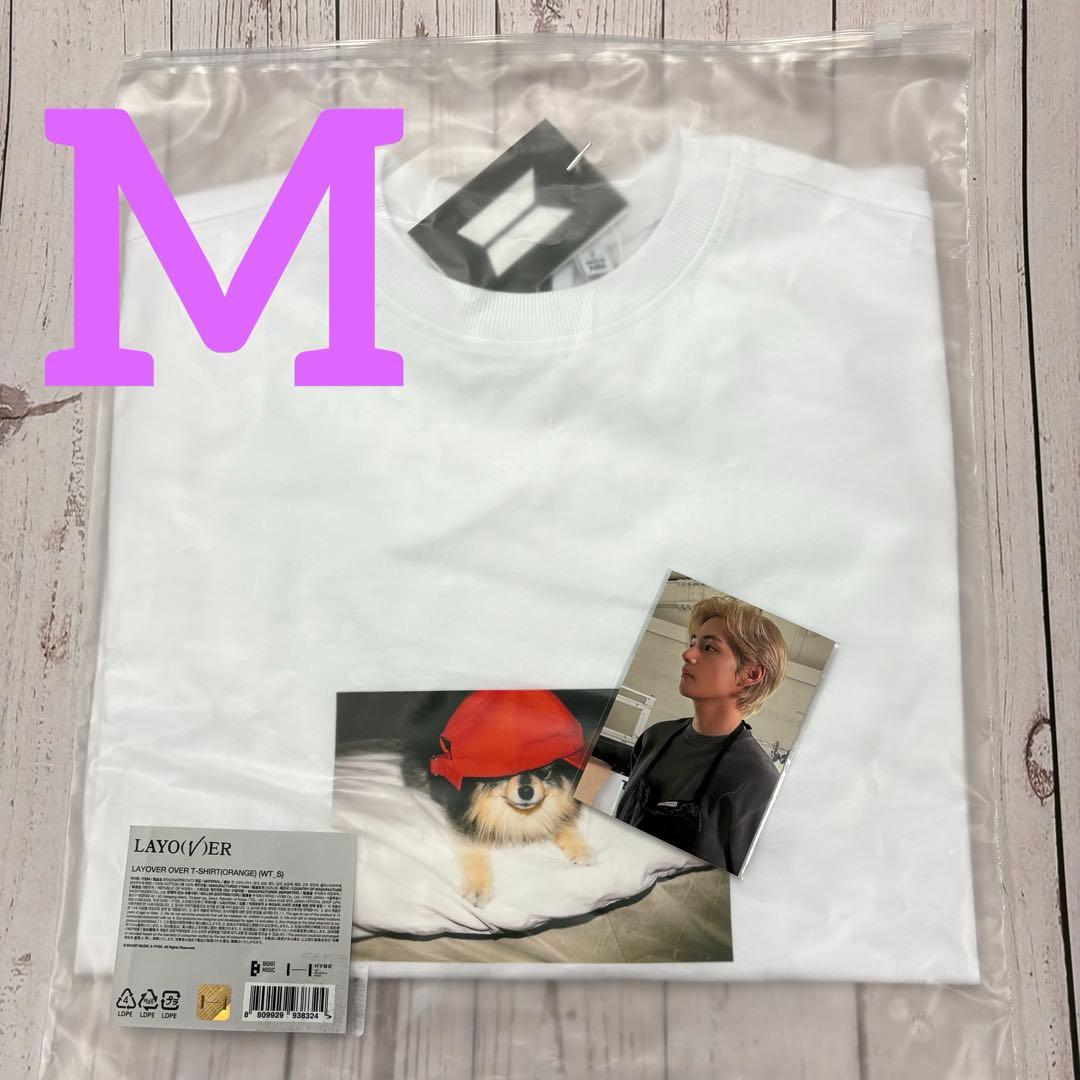 【新品・公式】BTS V LAYOVER ヨンタン Tシャツ M トレカつき