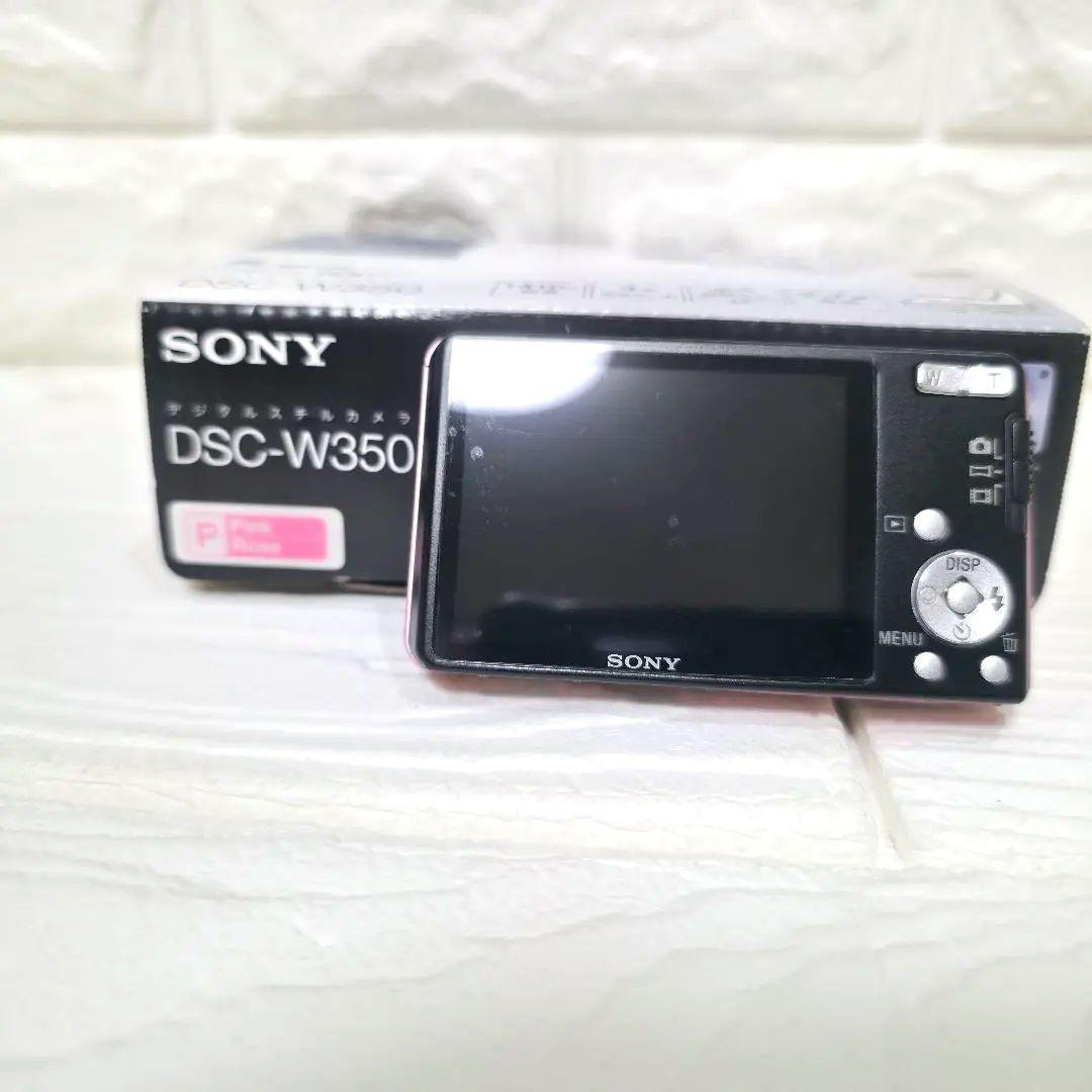 357【美品】SONY Cyber-shot DSC-W350 ピンク コンデジ