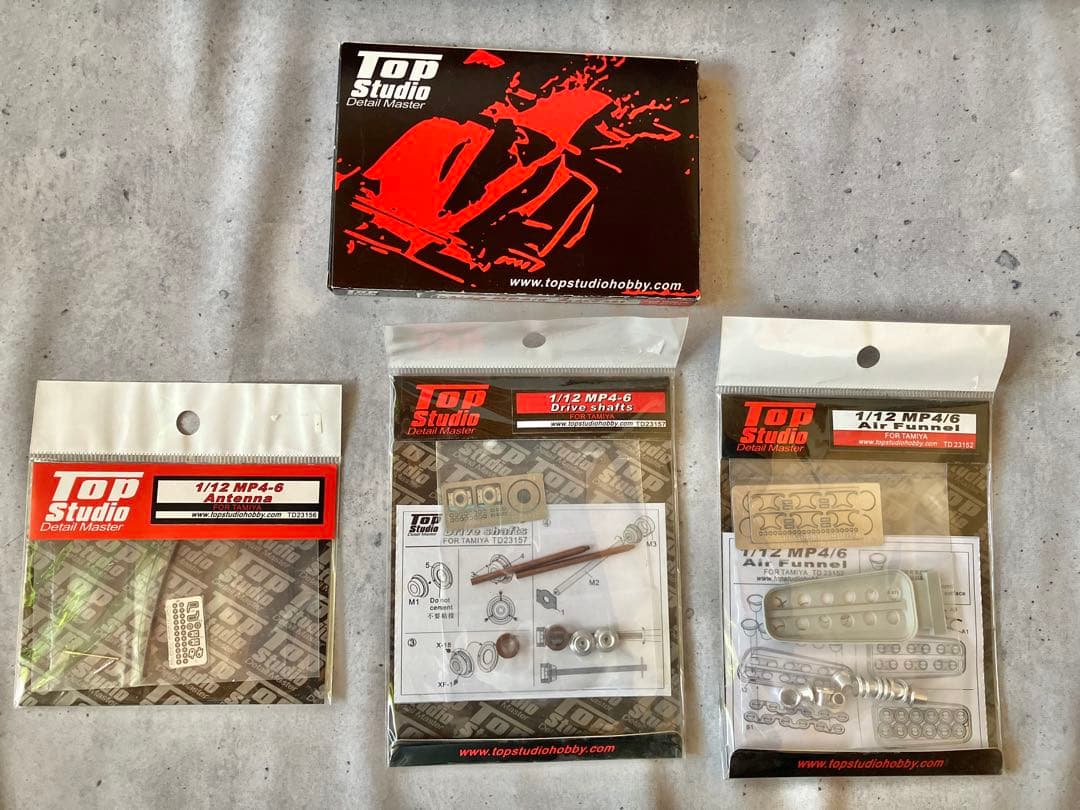 ミホ マクラーレンMP4/6 1/12 DetailUPパーツセット売り