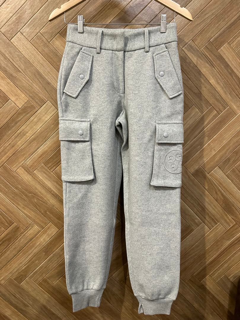 1点のみG/FORE韓国ジーフォアレディースカーゴパンツsizeSグレー