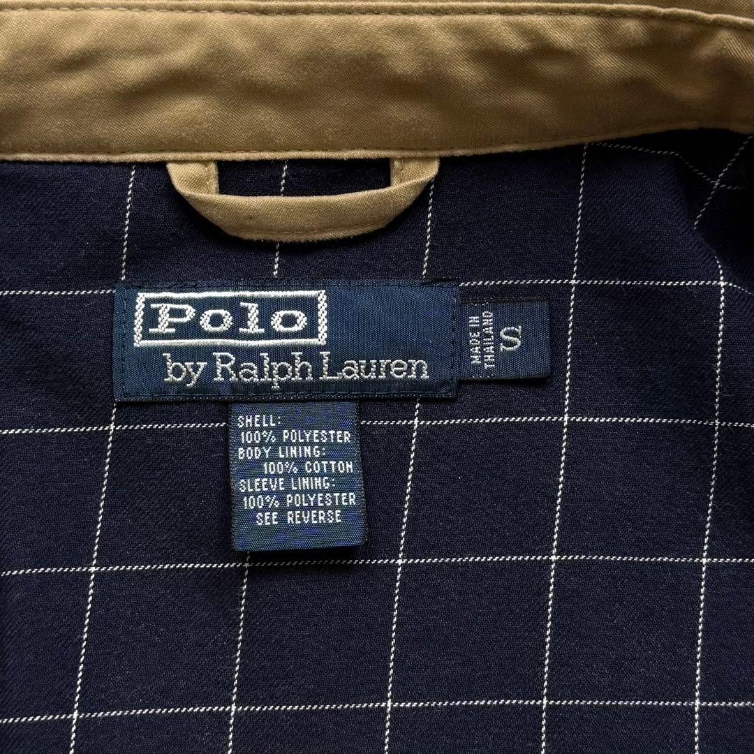 ポロ ラルフローレン スイングトップ 黒ポニー刺繍 ベージュ S