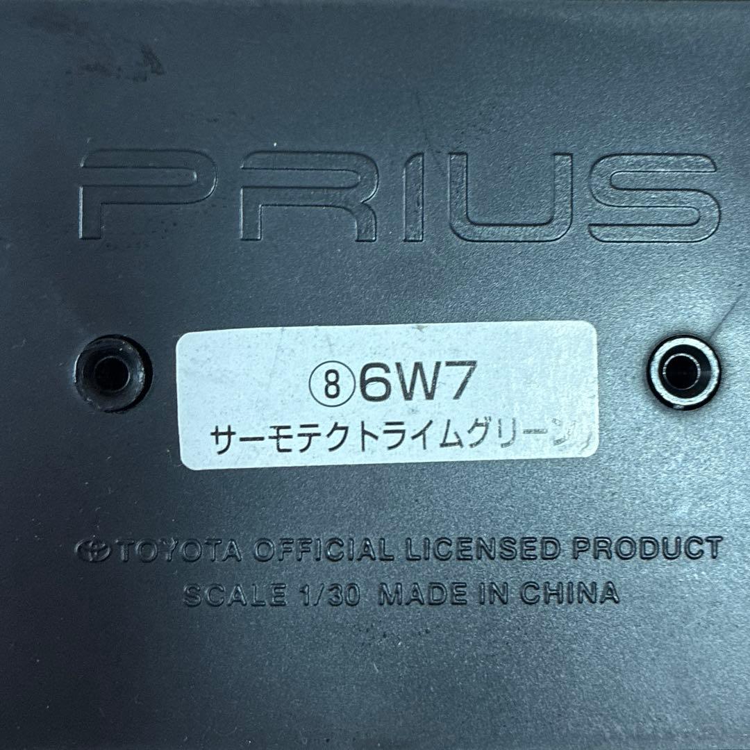 トヨタ プリウス 1/30 色見本ミニカー 傷アリ