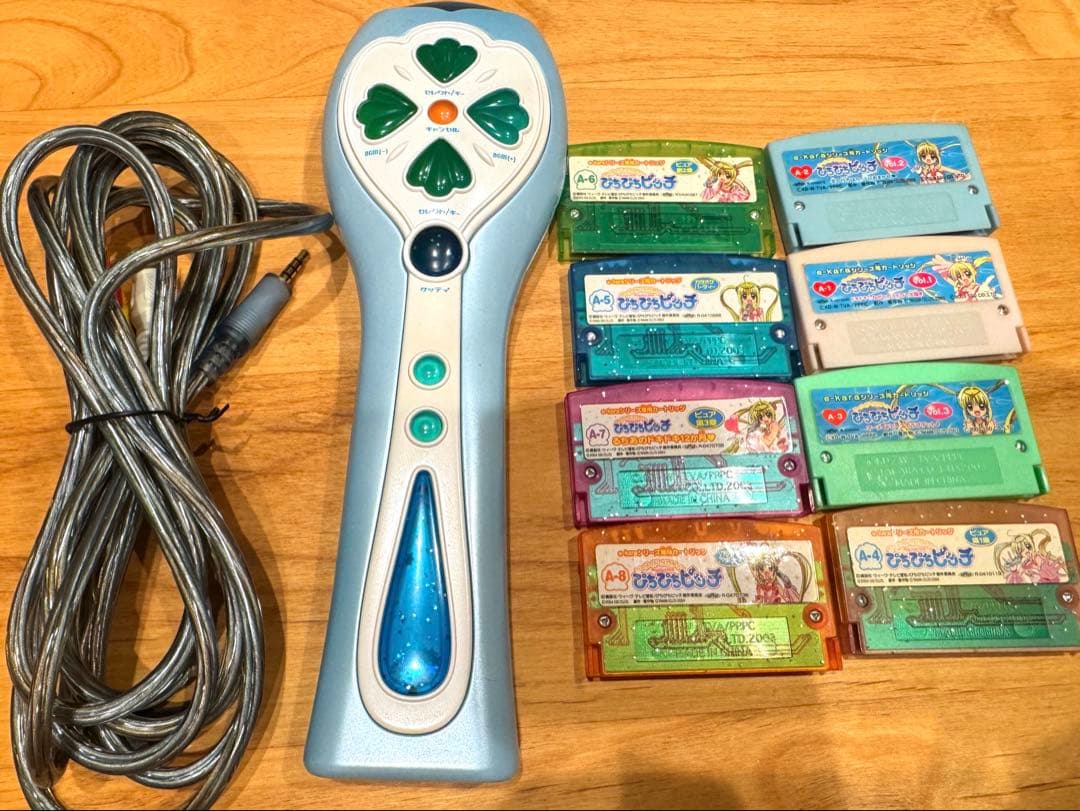 ぴちぴちピッチ　マイク　当時品　イーカラ　カートリッジ全種セット　イーカラ