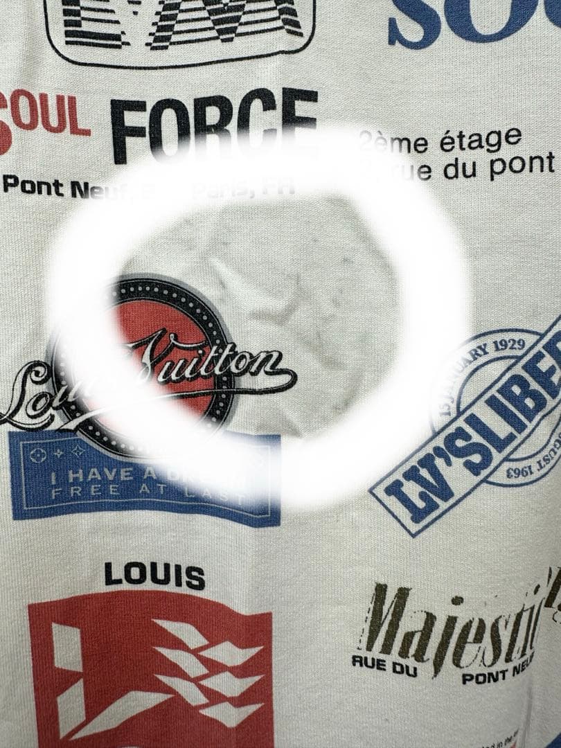 Louis Vuitton ロゴプリント Tシャツ