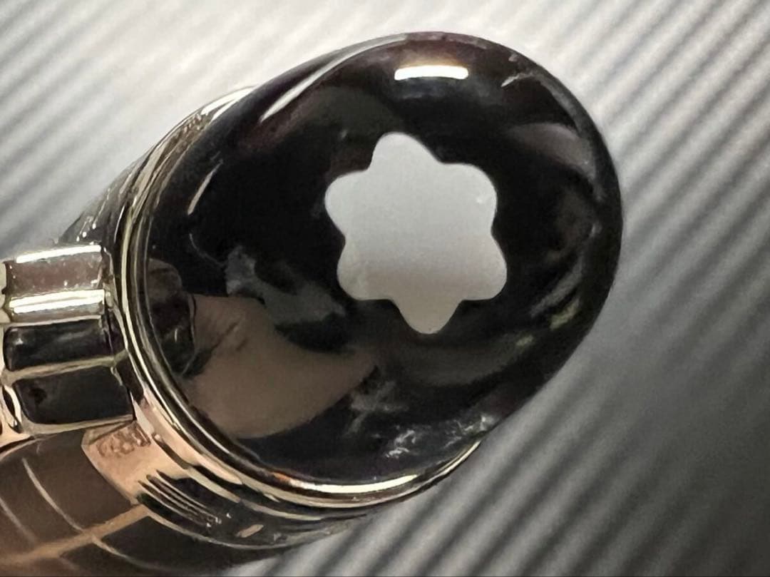 極美品 モンブラン スターウォーカー ボールペン メタルラバー