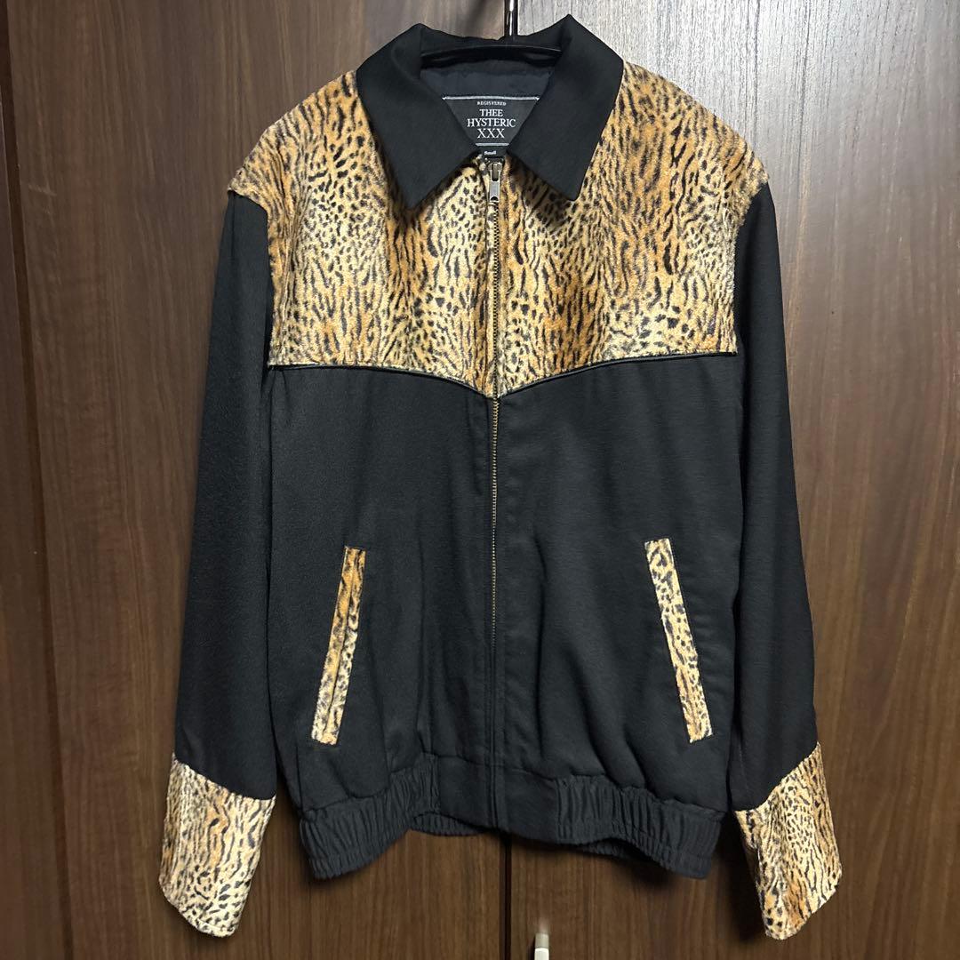 Thee Hysteric XXX ウエスタンジャケット ブラック　レオパード