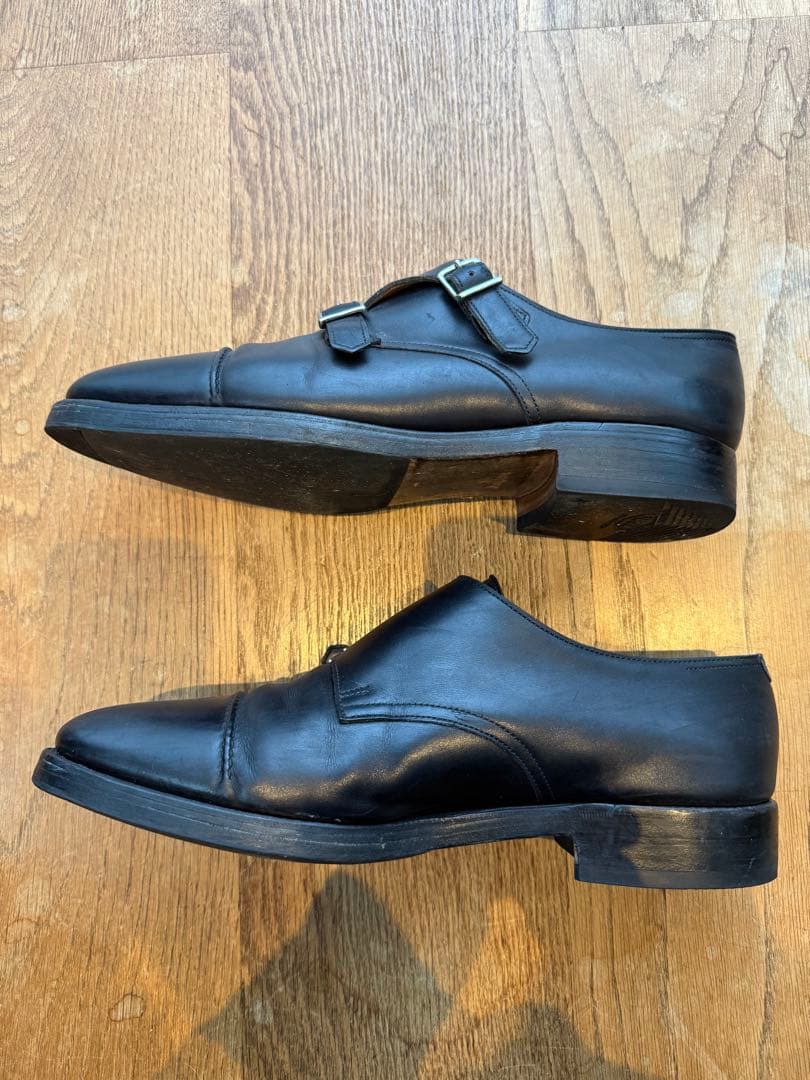 JOHN LOBBジョンロブWILLIAM IIダブルモンクストラップ バッグ付