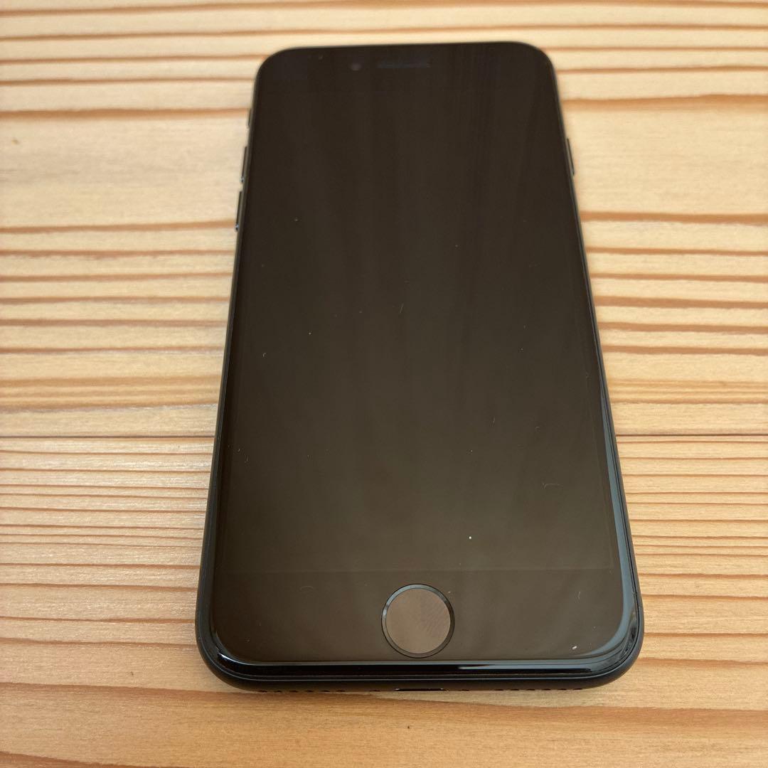 【美品】純正バッテリー iPhone SE3 ブラック128 GB 本体