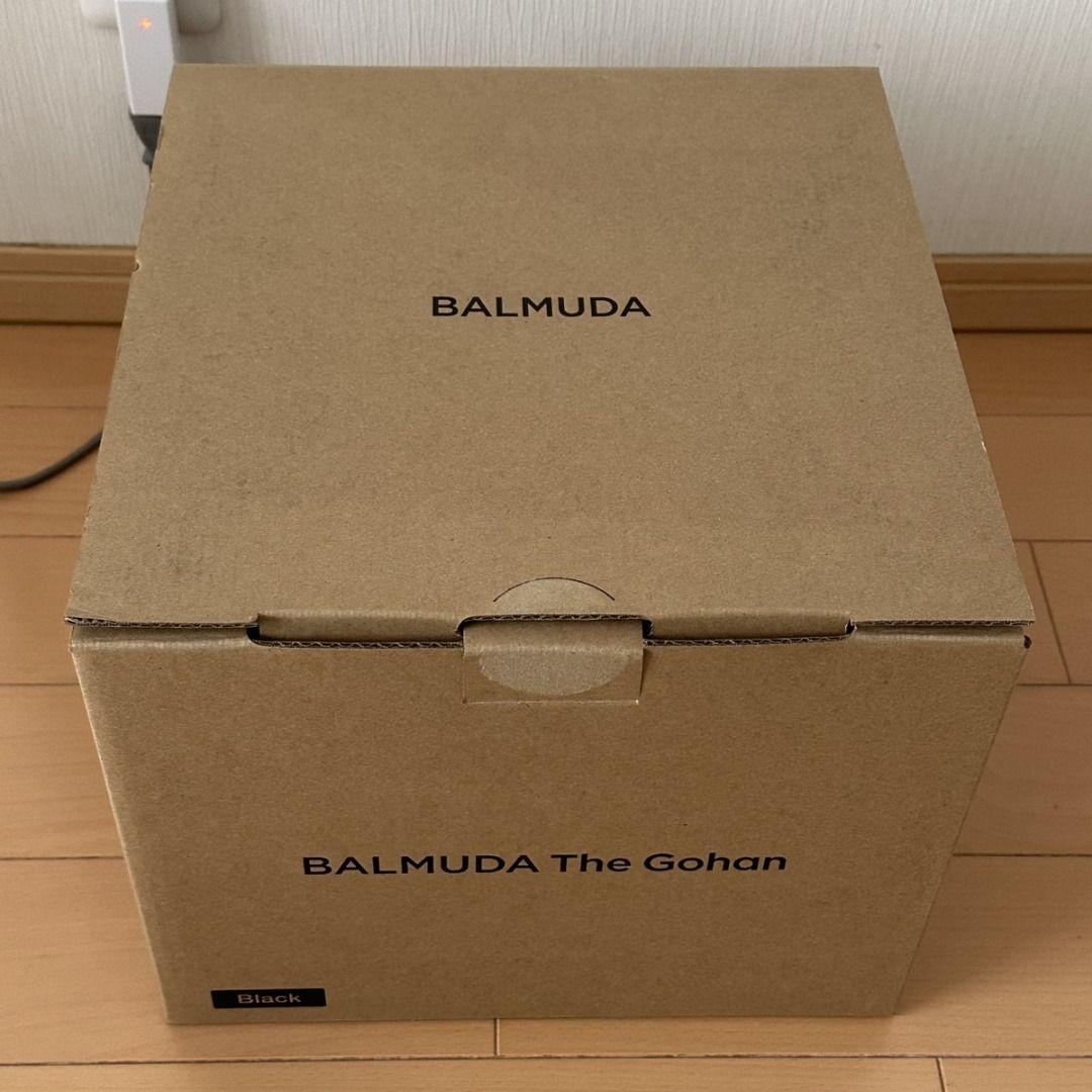 新品 BALMUDA 電気炊飯器 TheGohan【K08A-BK】3合