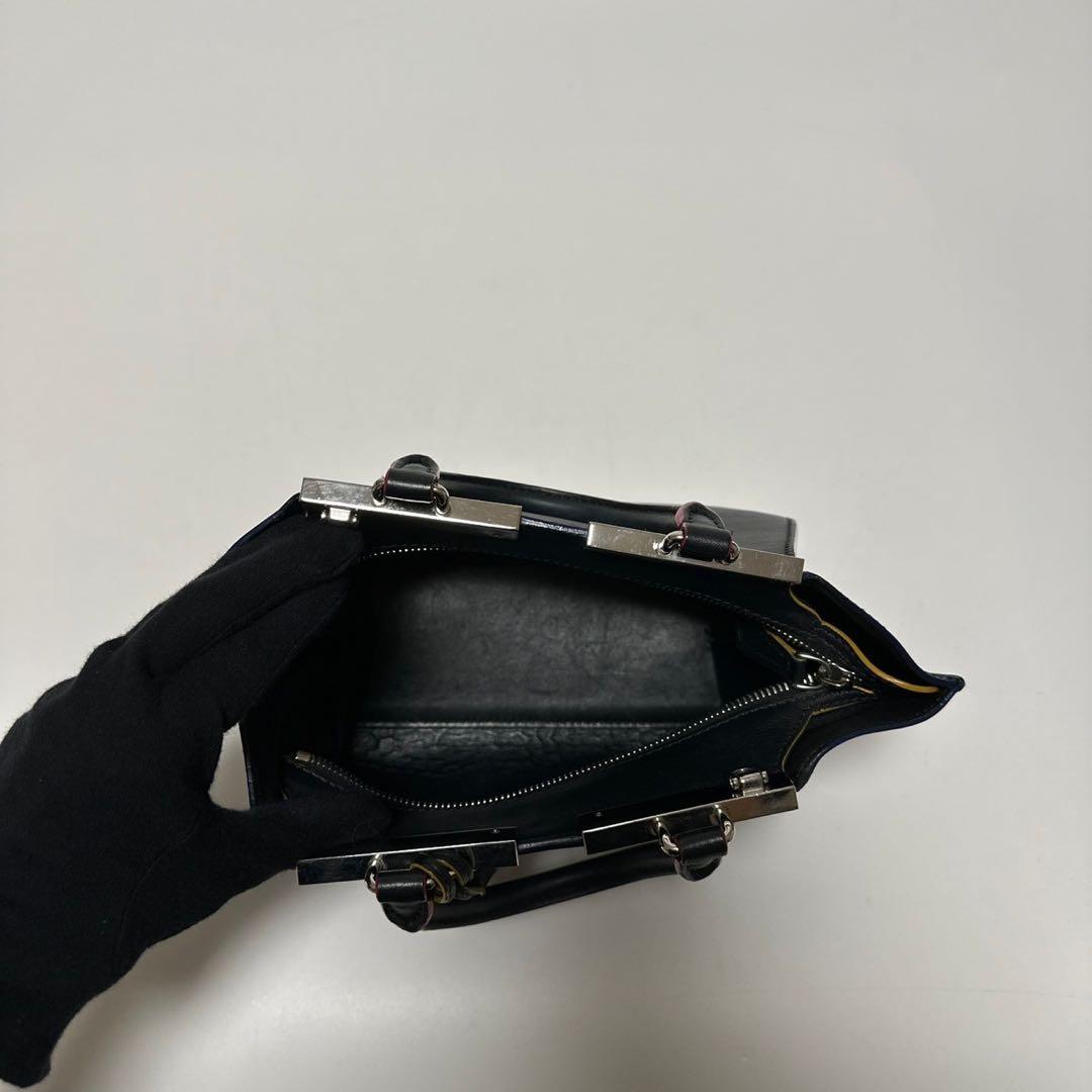 k18【極美品】保存袋付　フェンディプチトロワジュール 黒　2wayショルダー.