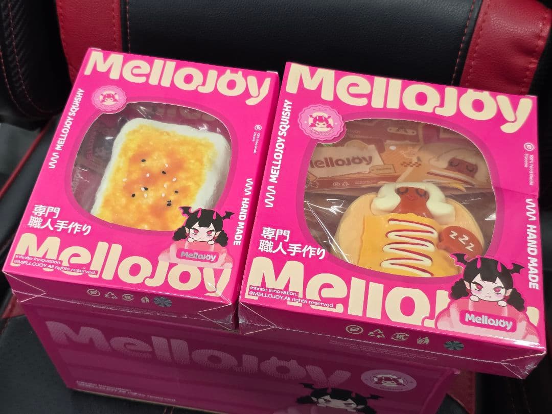 即日発送【未開封2個セット】Mellojoy スクイーズ 焼き餅 ソーセージ姫