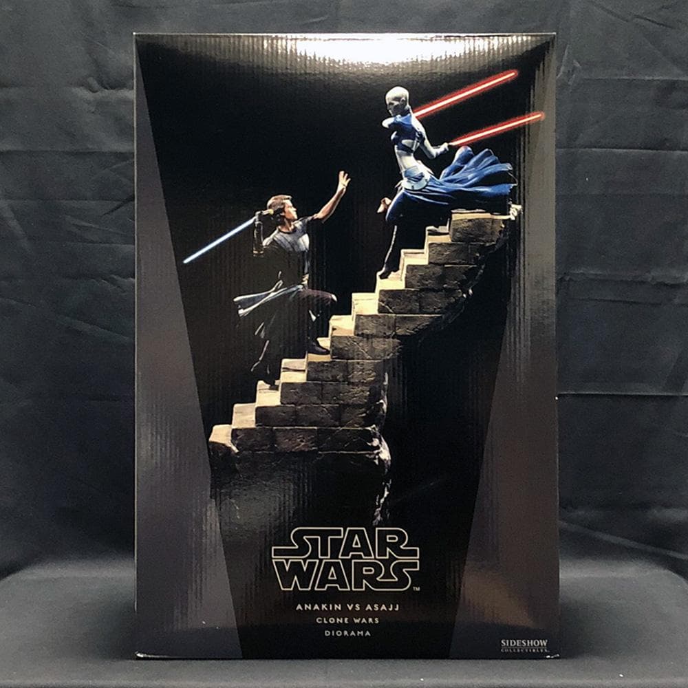 クローン・ウォーズ【アナキン vs アサージ】ジオラマ・スタチュー　サイドショウ