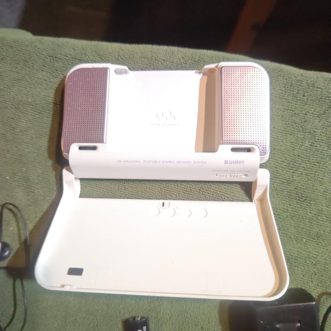 MDプレイヤー　SONY　MZ-E810SP　スピーカー等セット