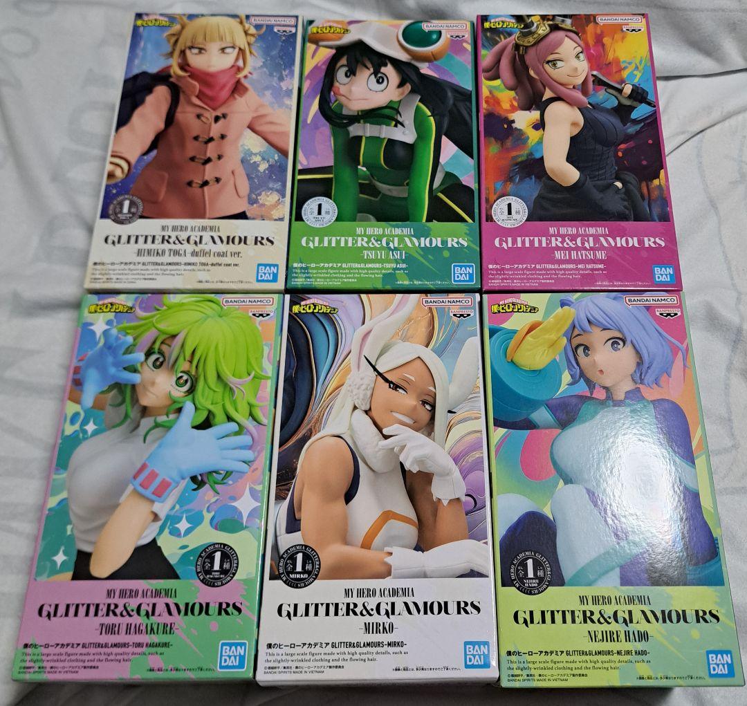 僕のヒーローアカデミア GLITTER&GLAMOROUS フィギュア 計6体