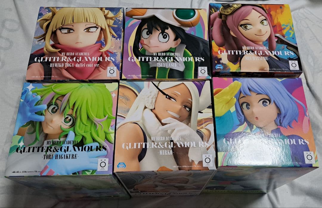 僕のヒーローアカデミア GLITTER&GLAMOROUS フィギュア 計6体