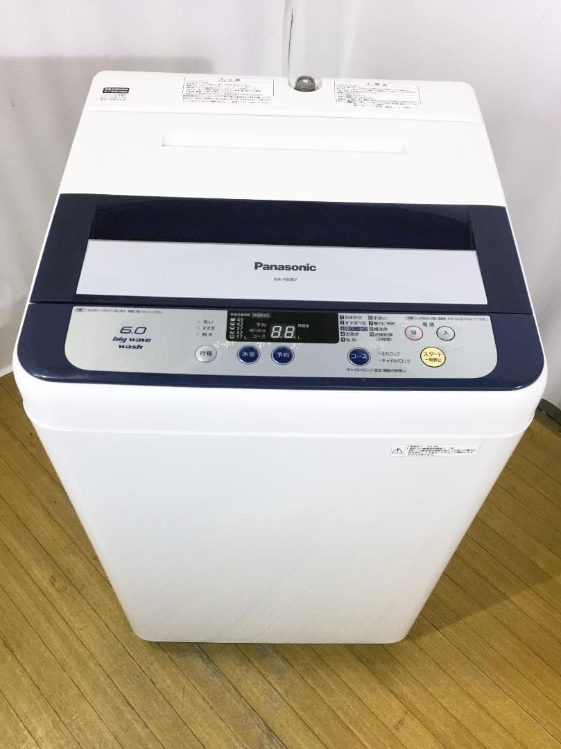 送料無料★◆中古★Panasonic　6㎏　洗濯機　NA-F60B7