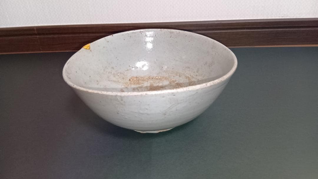 李朝 高麗白磁 鉢 金継ぎ修復品 韓国古陶磁 骨董