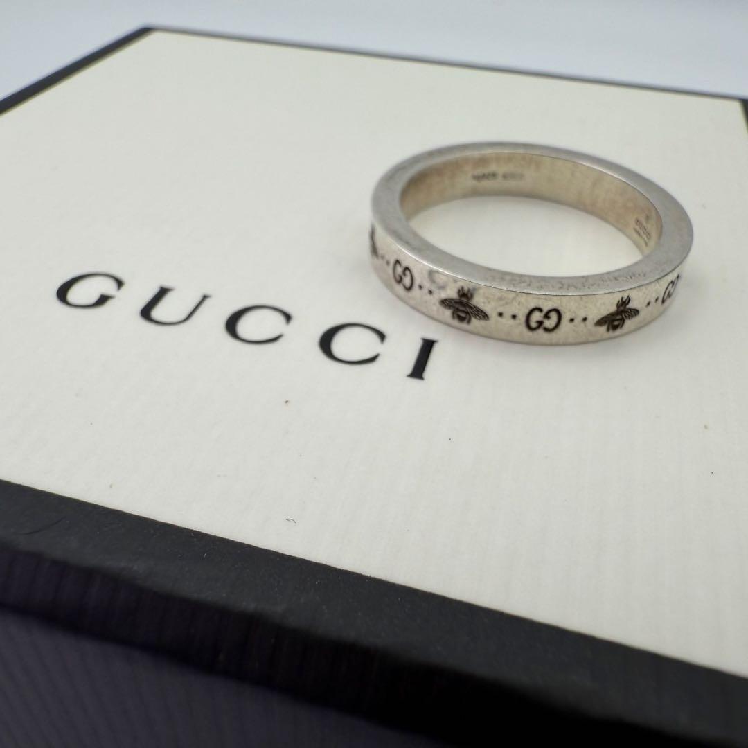 kiji0821 GUCCI グッチ GG＆ビー スリムリング