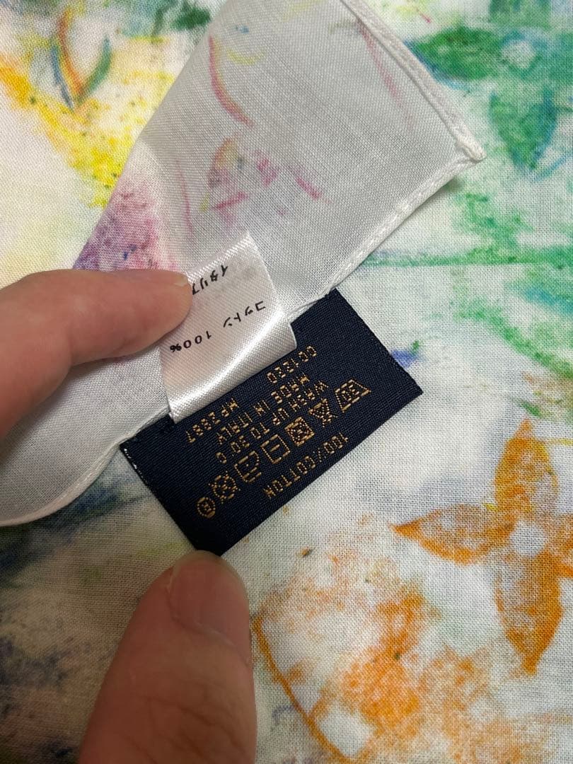 Louis Vuitton シルクバンダナ マルチカラーホログラム