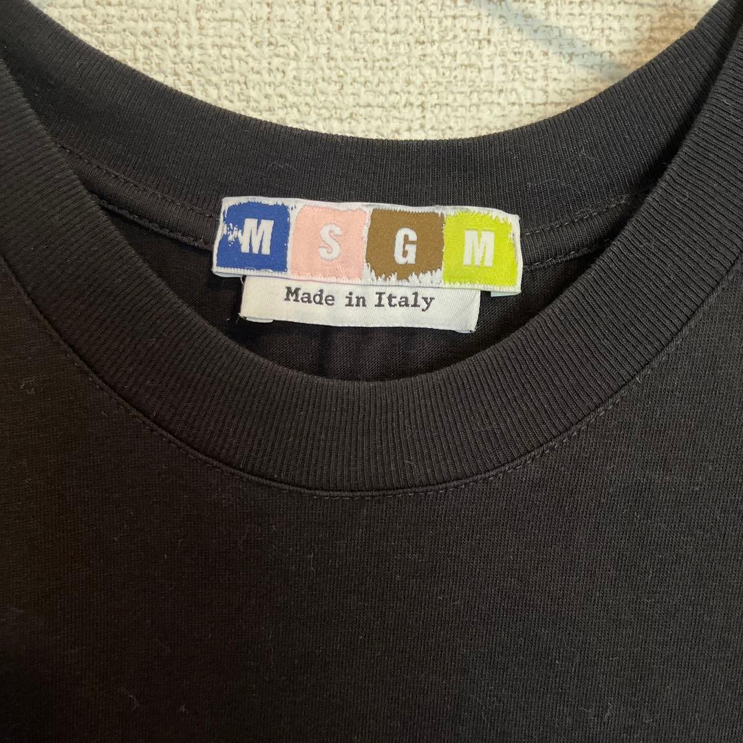 MSGM ブラック タンクトップ