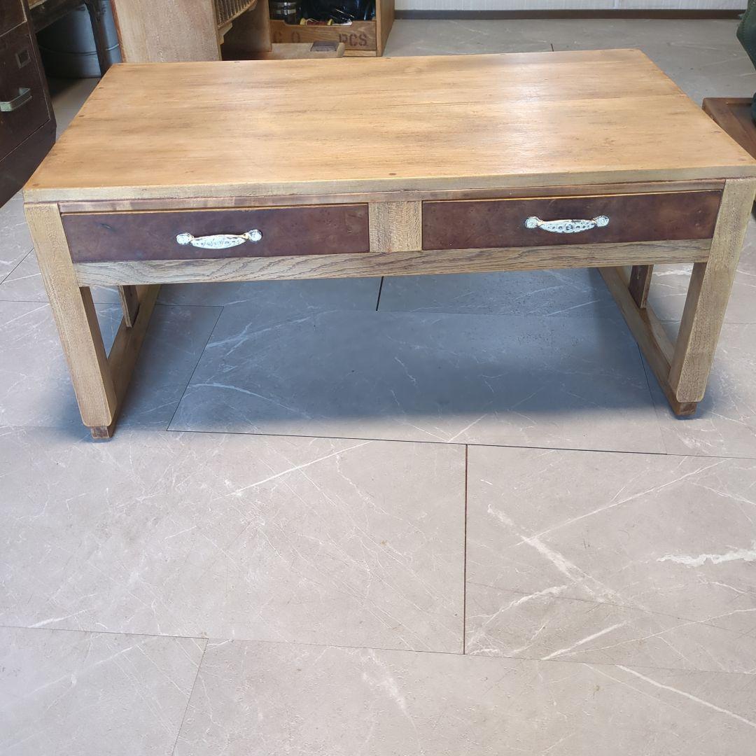 アンティーク文机　花台　飾り台　サイドテーブル　古道具