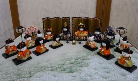 雛人形　木目込み　花雛　豆雛　まめ雛　雛人形　三月節句　時代物　骨董品