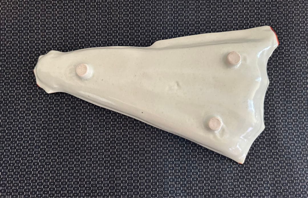 福森雅武　扇形三つ足向付